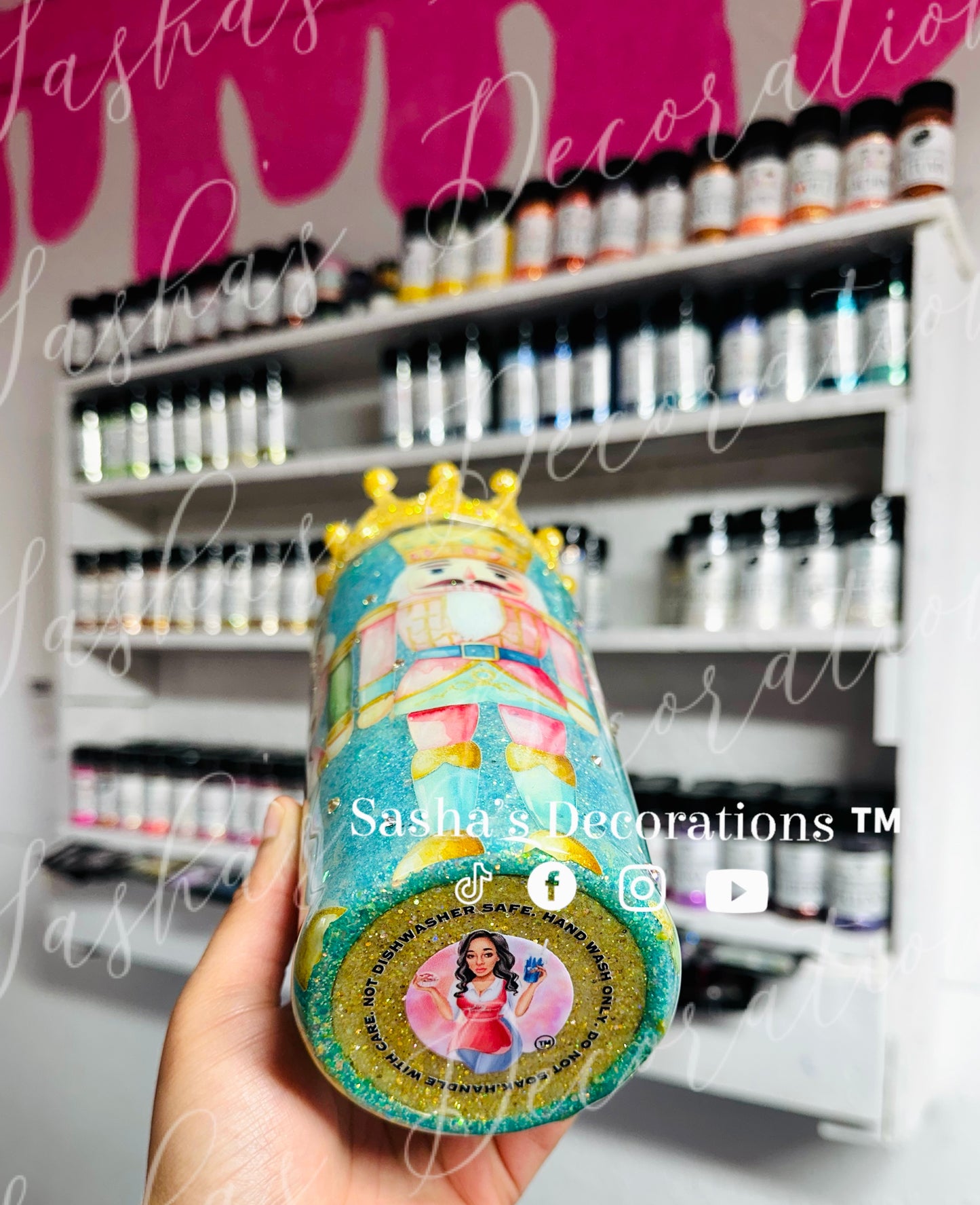 Pastel Nutcracker Crown Tumbler Cup