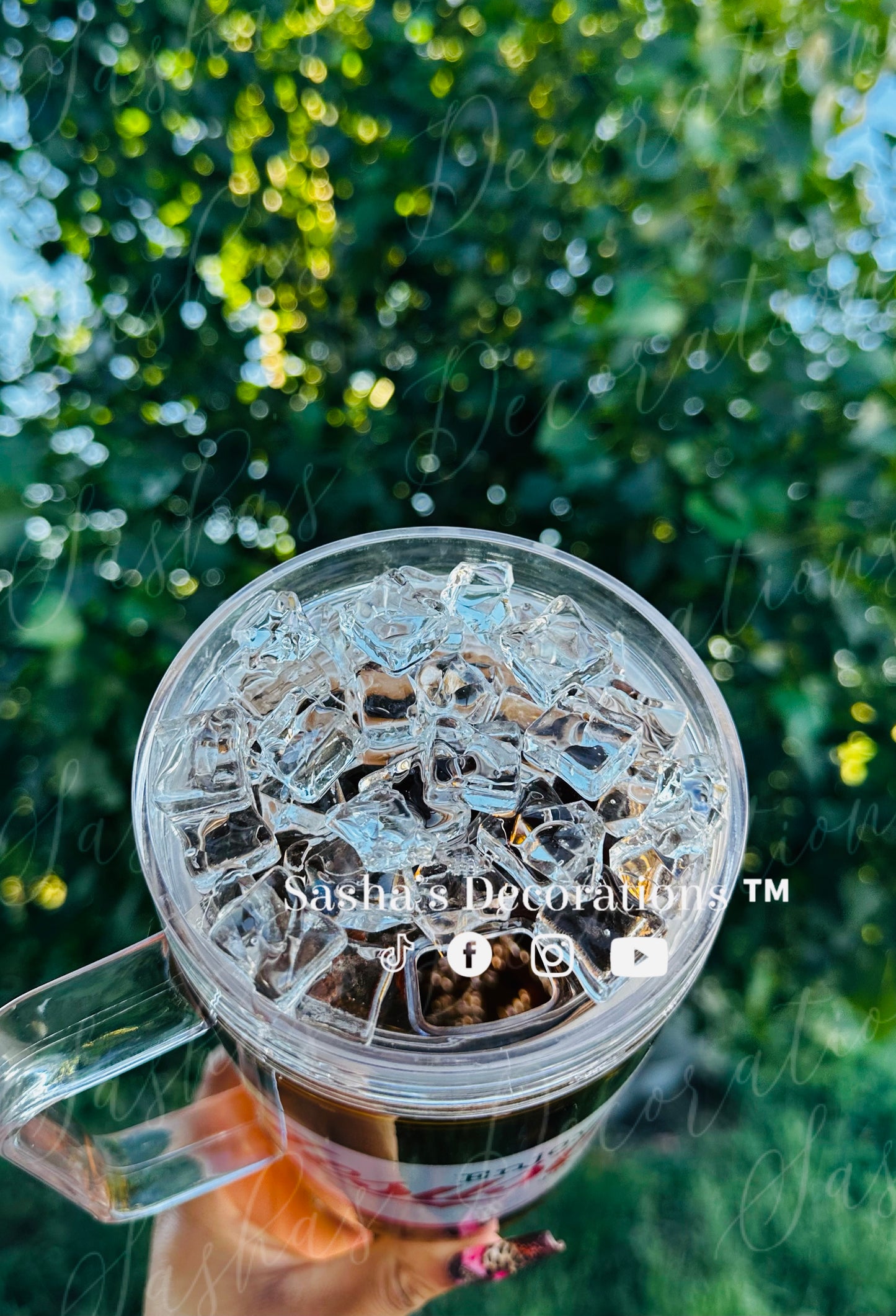 Never Thirst Faux Soda Snow globe Tumbler Cup PREORDER