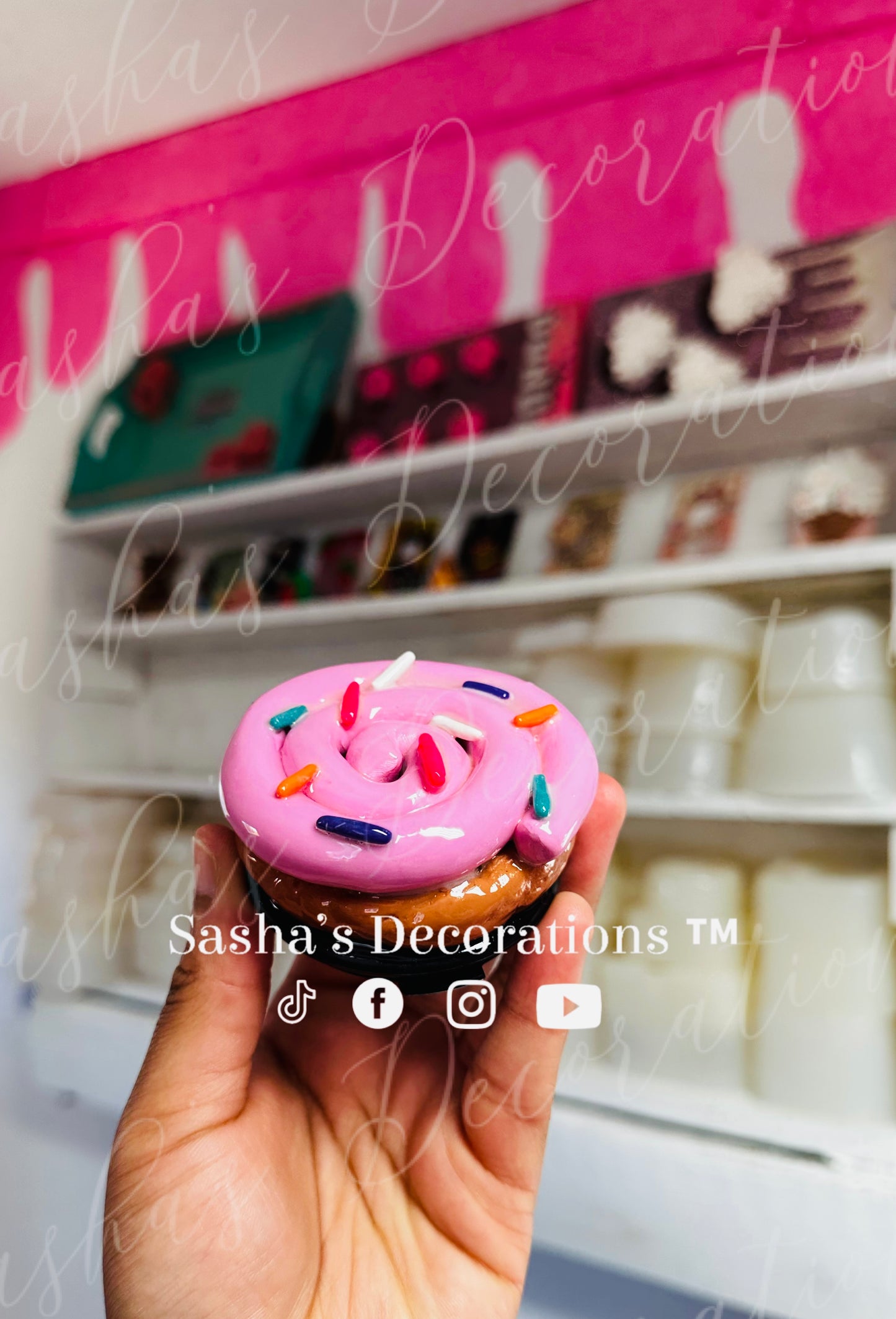 Faux Sugar Cookie Compact Mirror PREORDER