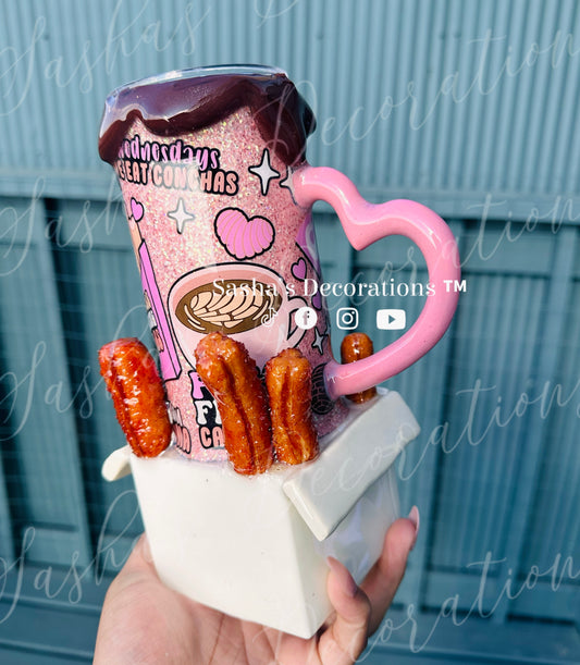 A 3D Box of Churros Tumbler