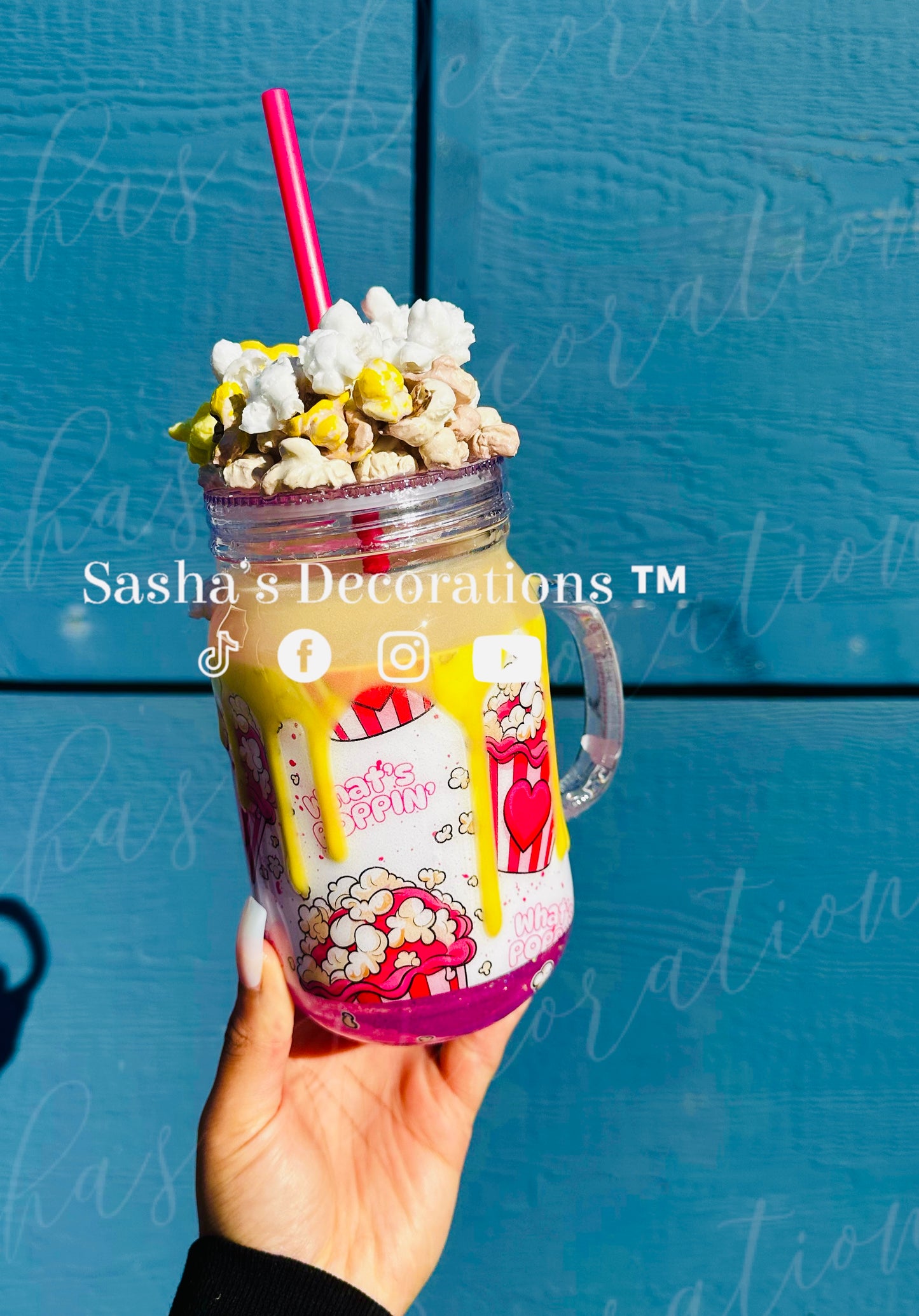 What’s Poppin’ Snow Globe Tumbler Cup