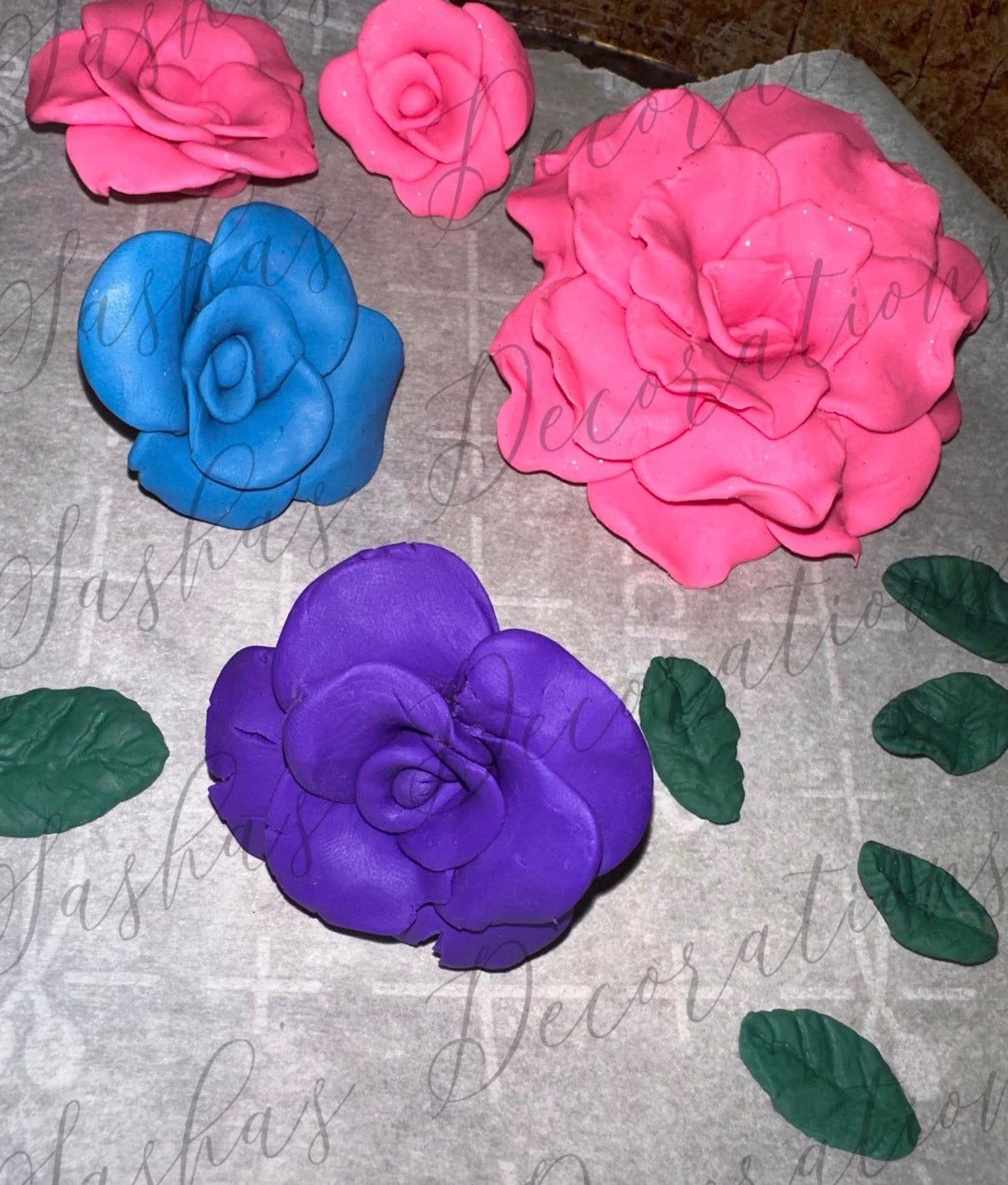 Flower Pieces (leaves option)PREORDER