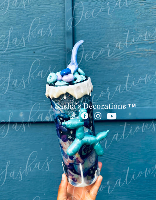 Iridescent Milk Cow/ Balloon Dog Cereal Tumbler Cup