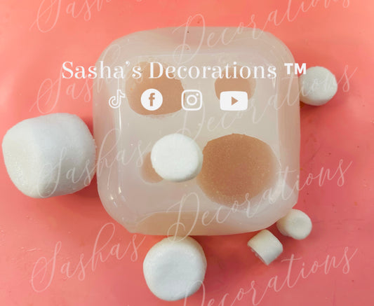 Faux Marshmallows 4 Cavity Mold PREORDER