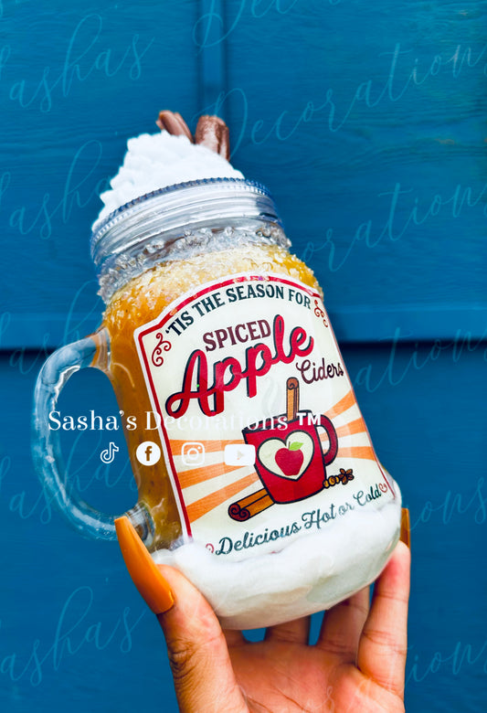 Spiced Apple Cider 3D Snow Globe