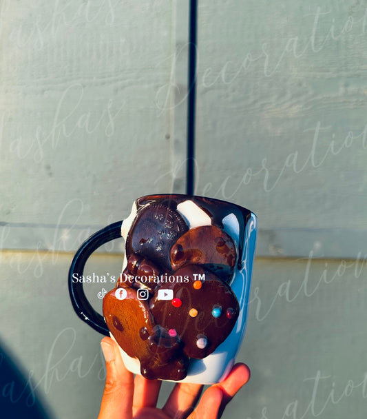 Chocolates 3D Ceramic Mug w/ Spoon