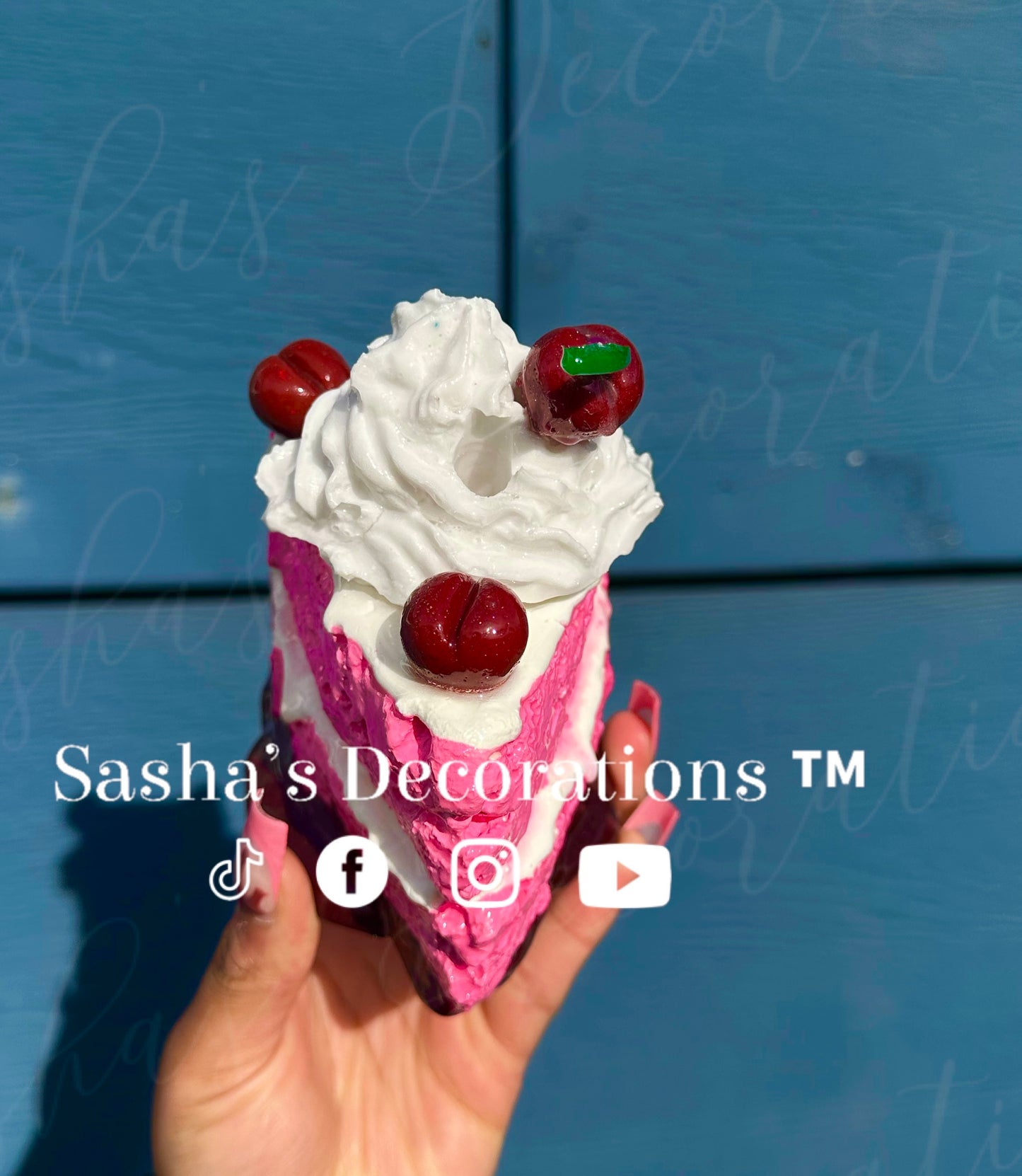 PREMADE Cake Slice (multiple color option)