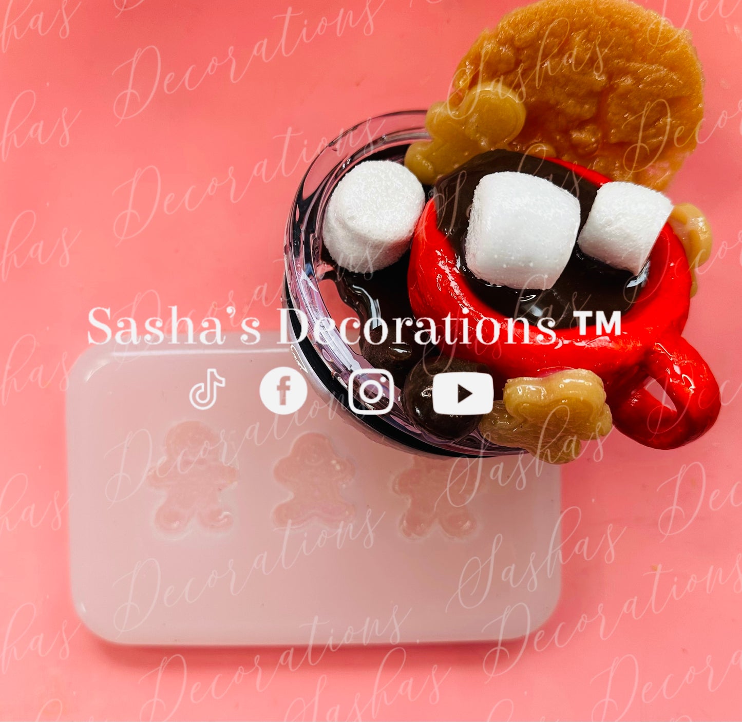 Tiny Gingerbread Pieces Mold PREORDER