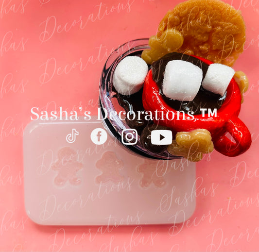 Tiny Gingerbread Pieces Mold PREORDER