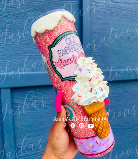 Candy Shop 3D Ice Cream Tumbler Cup PREORDER