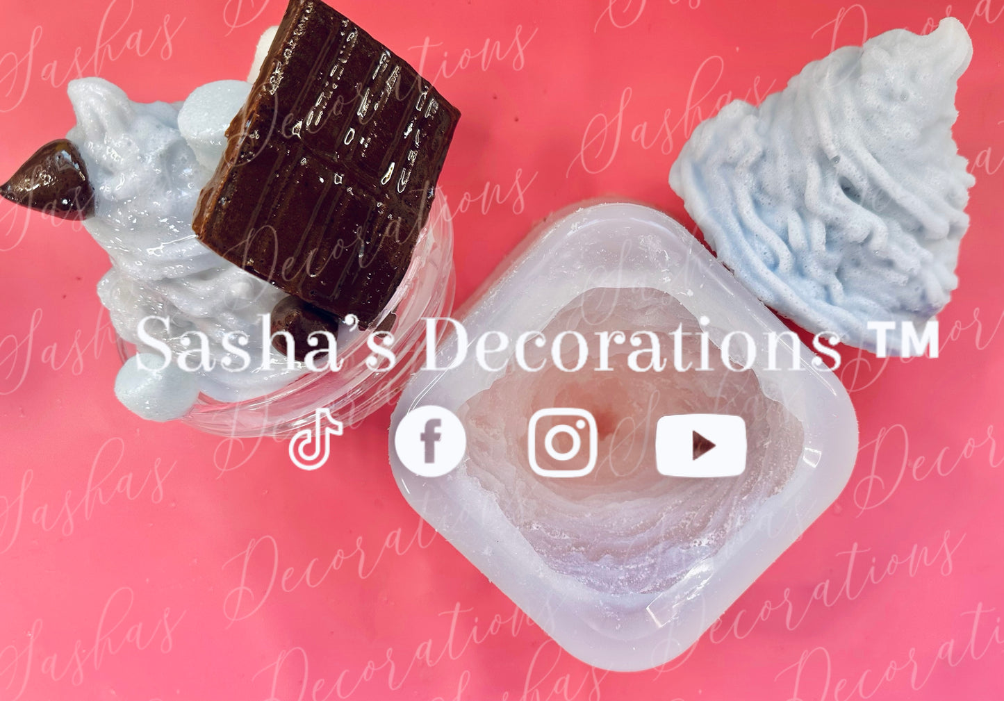 40 oz Faux Whipped Cream Mold PREORDER