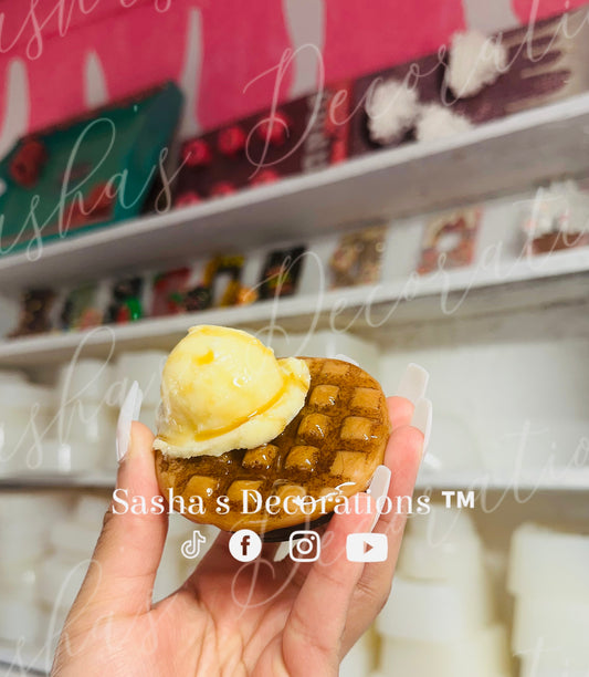Waffle Cookie w/ Butter Scoop Compact Mirror PREORDER