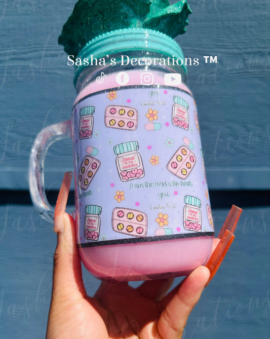 Lord Who Heals Snow Globe Tumbler Cup