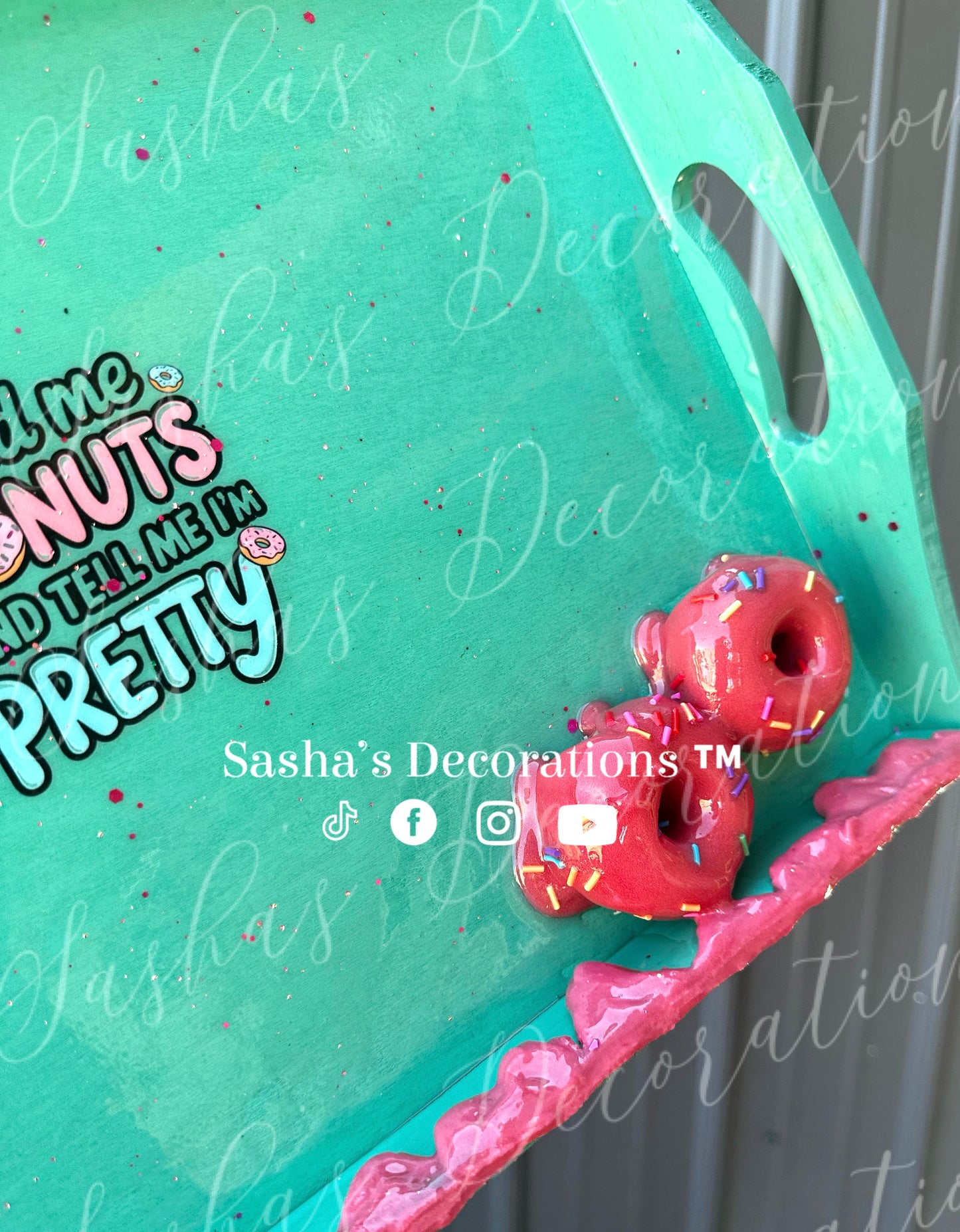 Feed Me Donuts 3D Tray