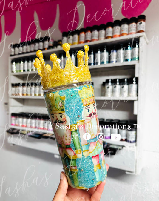 Pastel Nutcracker Crown Tumbler Cup