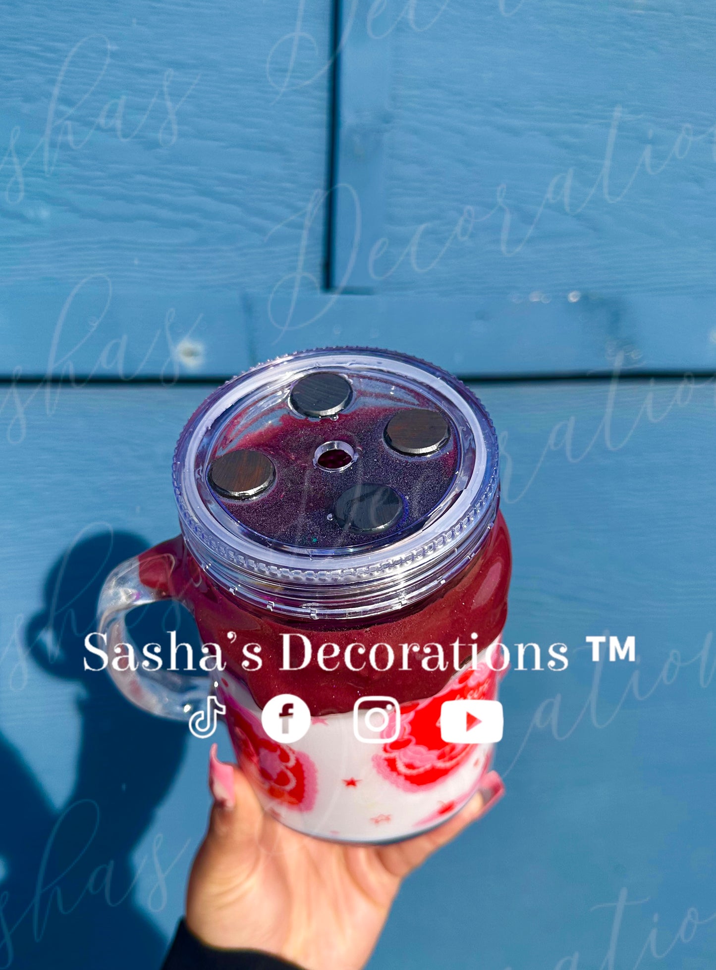 Jesus Loves You 3D Cake Snow Globe Tumbler Cup