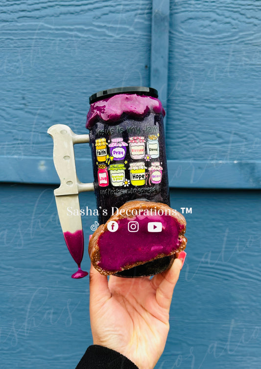 Jesus Is My Jam- Spread It Snow Globe Tumbler Cup