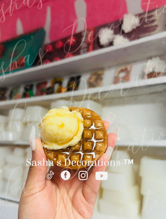 Waffle Cookie w/ Butter Scoop Compact Mirror PREORDER