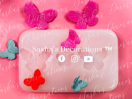 1 Butterfly Three Cavity Mold PREORDER