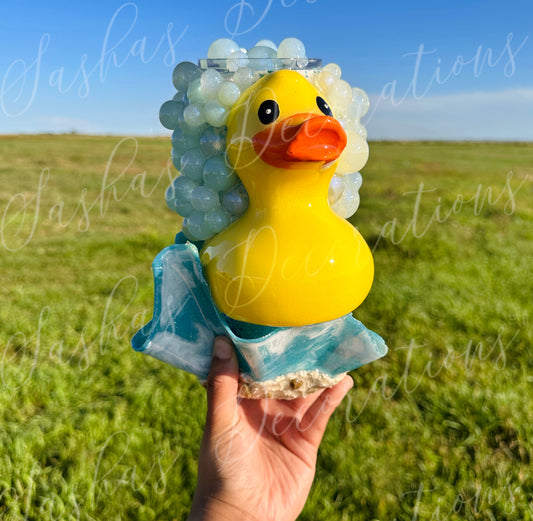 A 3D Bubble Duck Tumbler