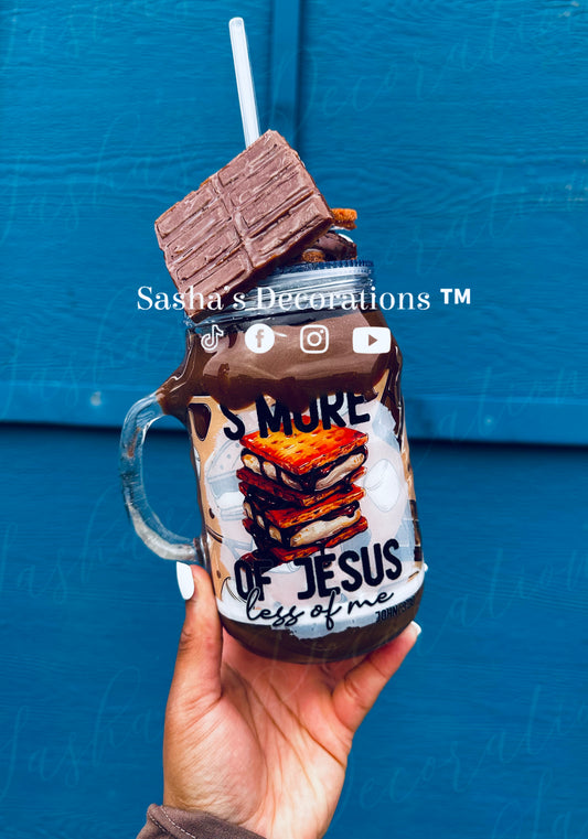 S’more Of Jesus Less Of Me Snow Globe Tumbler Cup