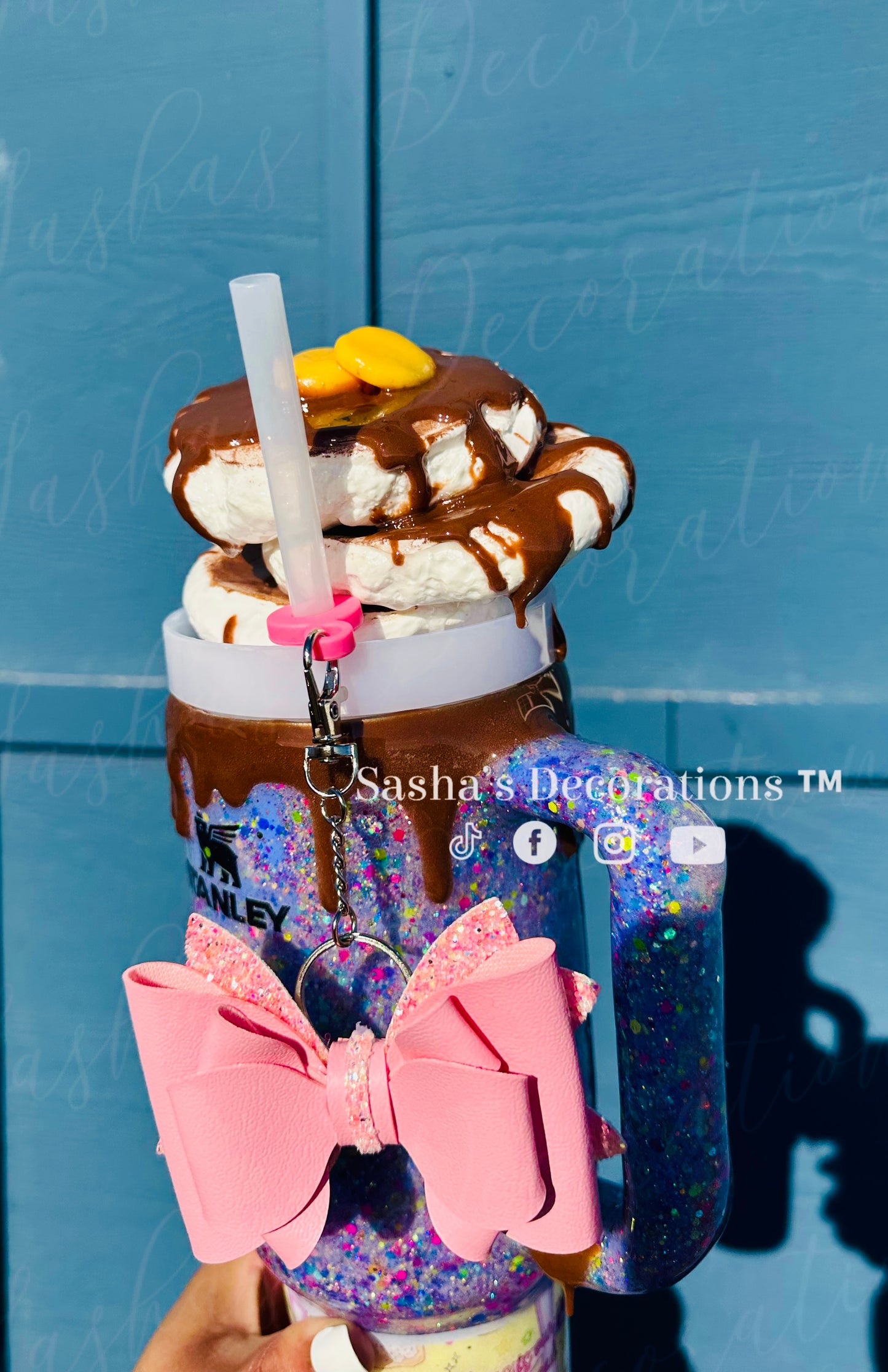 Breakfast Faux Pancake 40 oz Tumbler Cup