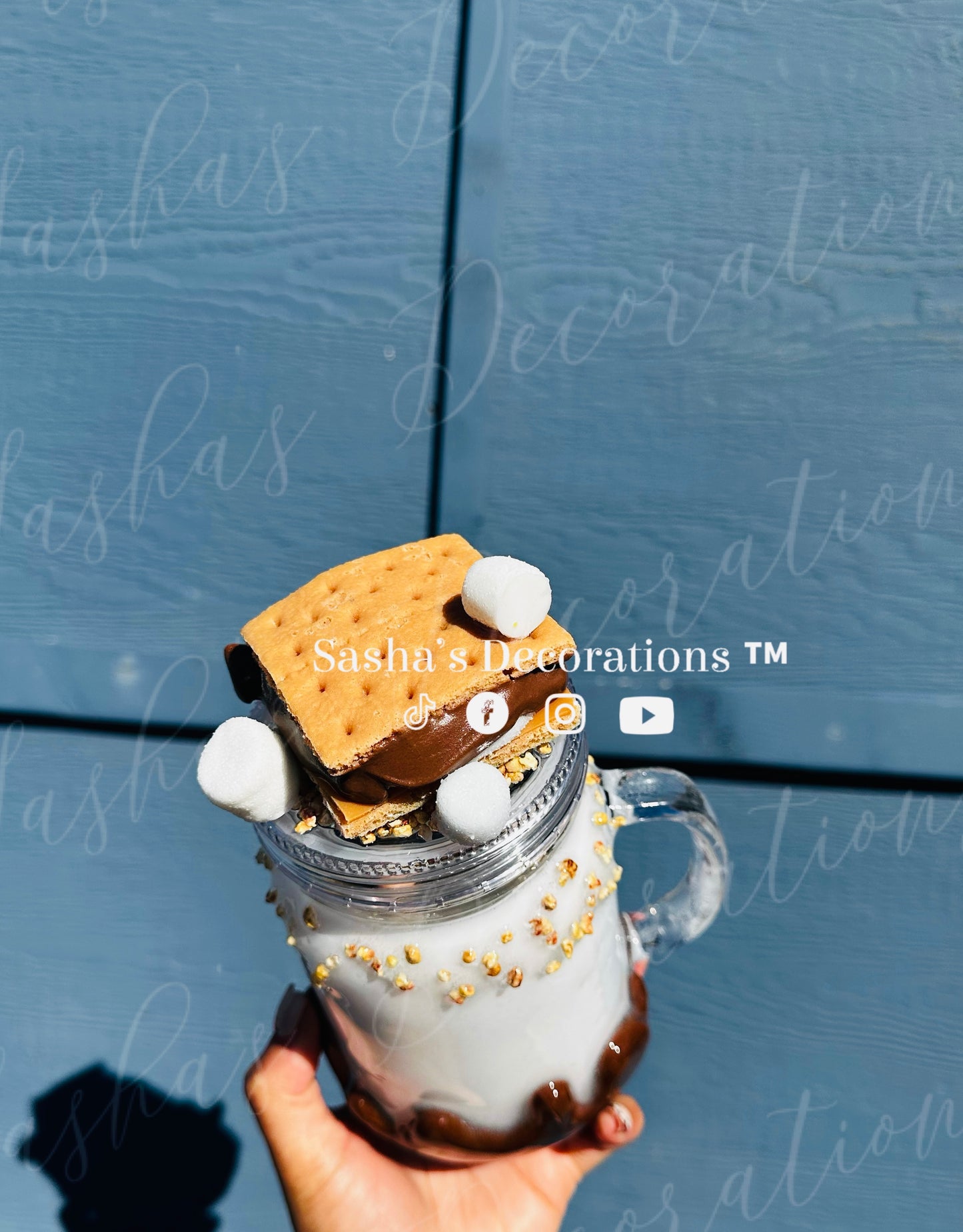 Let’s Get Toasted S’mores Snow Globe Tumbler Cup