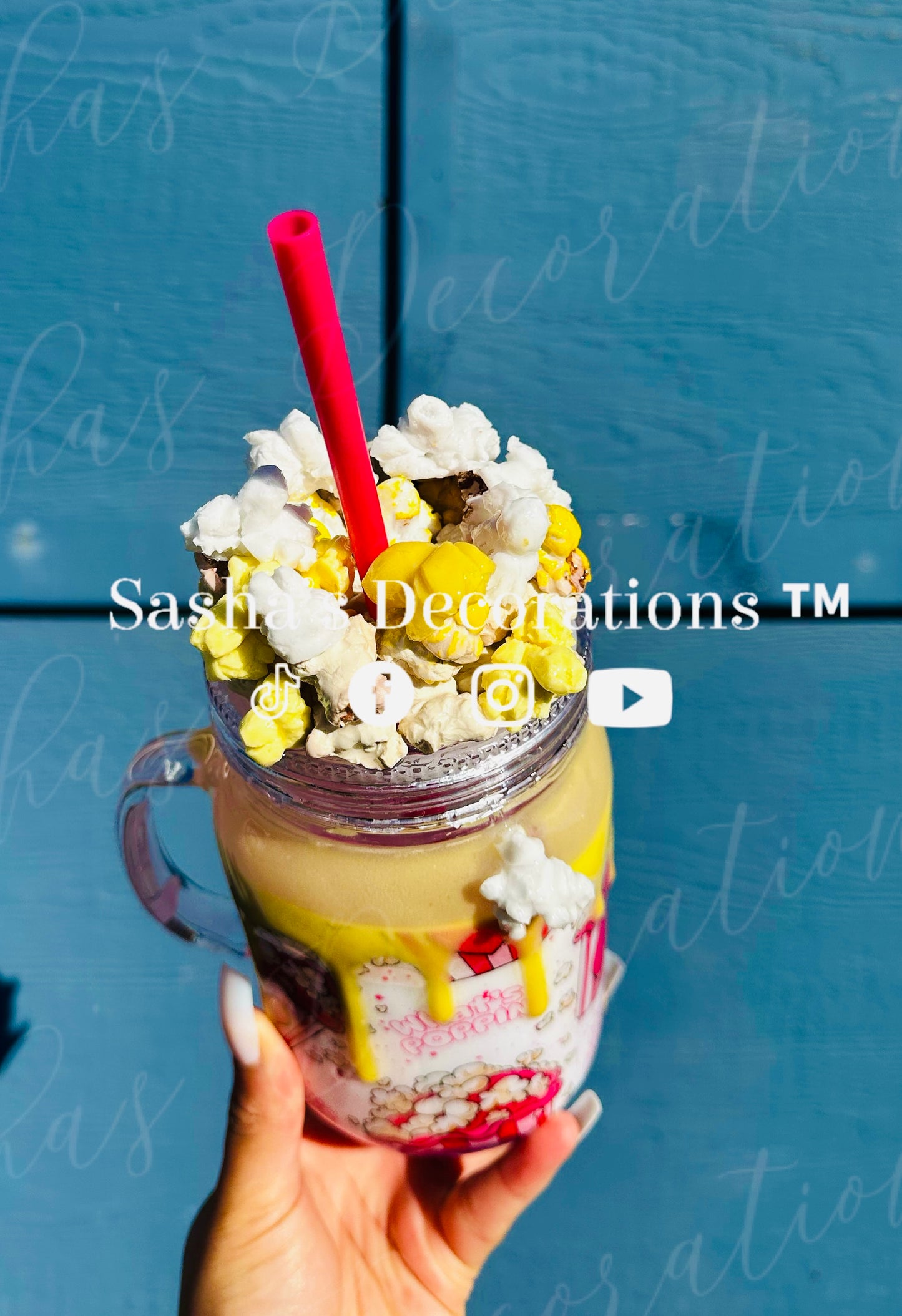 What’s Poppin’ Snow Globe Tumbler Cup