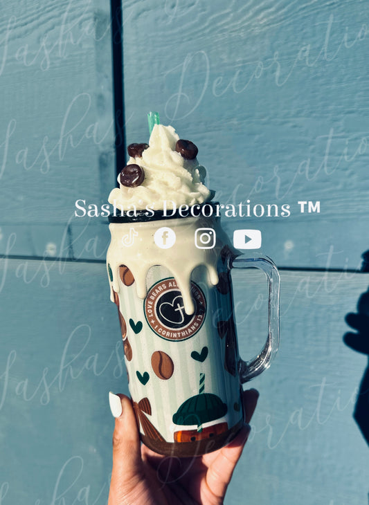 Love Bears All Things Coffee Snow Globe Tumbler Cup