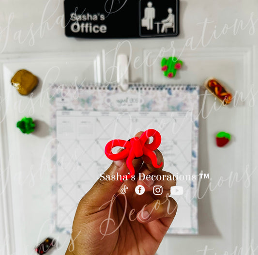 Pink Bow Magnet