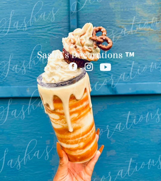 A Caramel Salted Cupcake  PREORDER Tumbler
