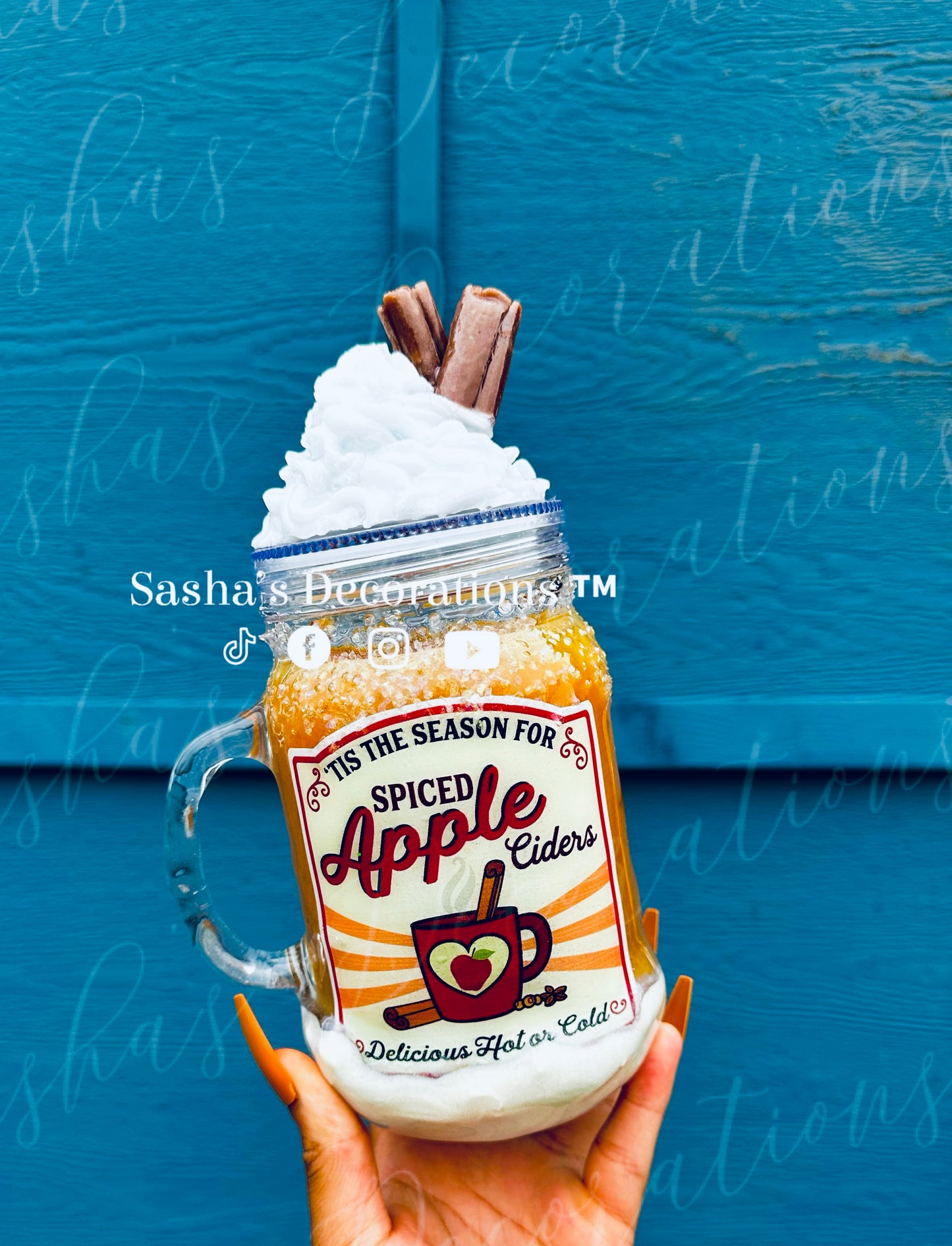 Spiced Apple Cider 3D Snow Globe