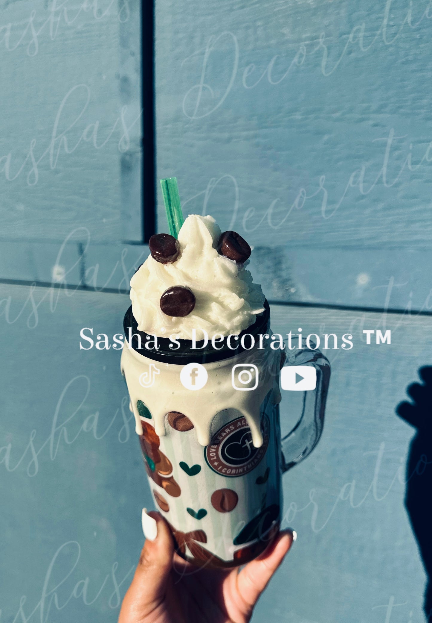 Love Bears All Things Coffee Snow Globe Tumbler Cup