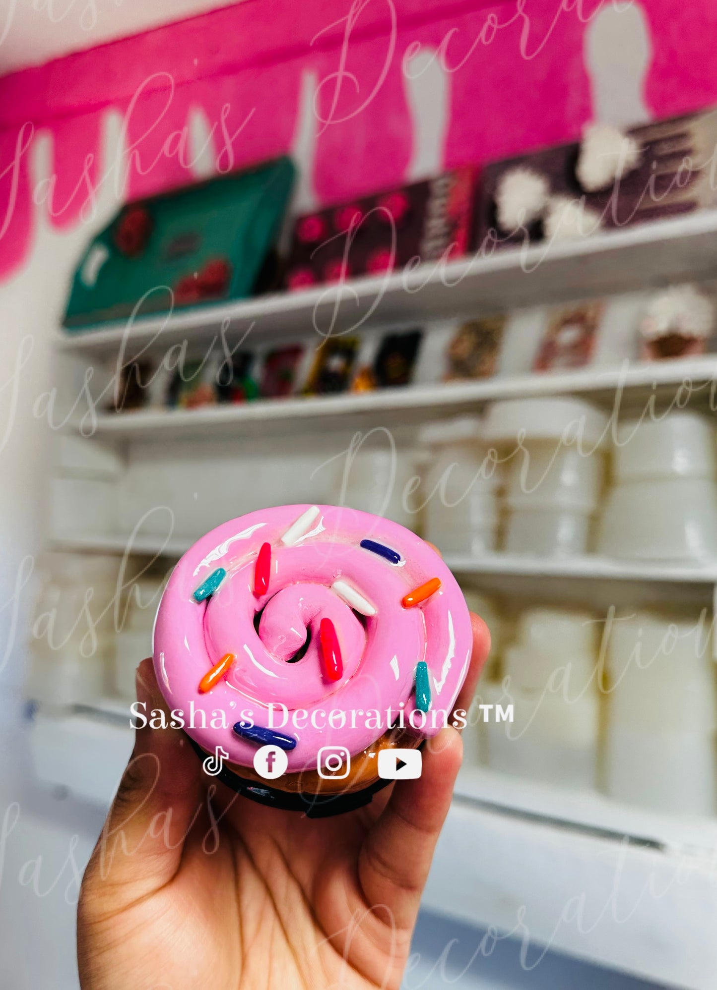 Faux Sugar Cookie Compact Mirror PREORDER