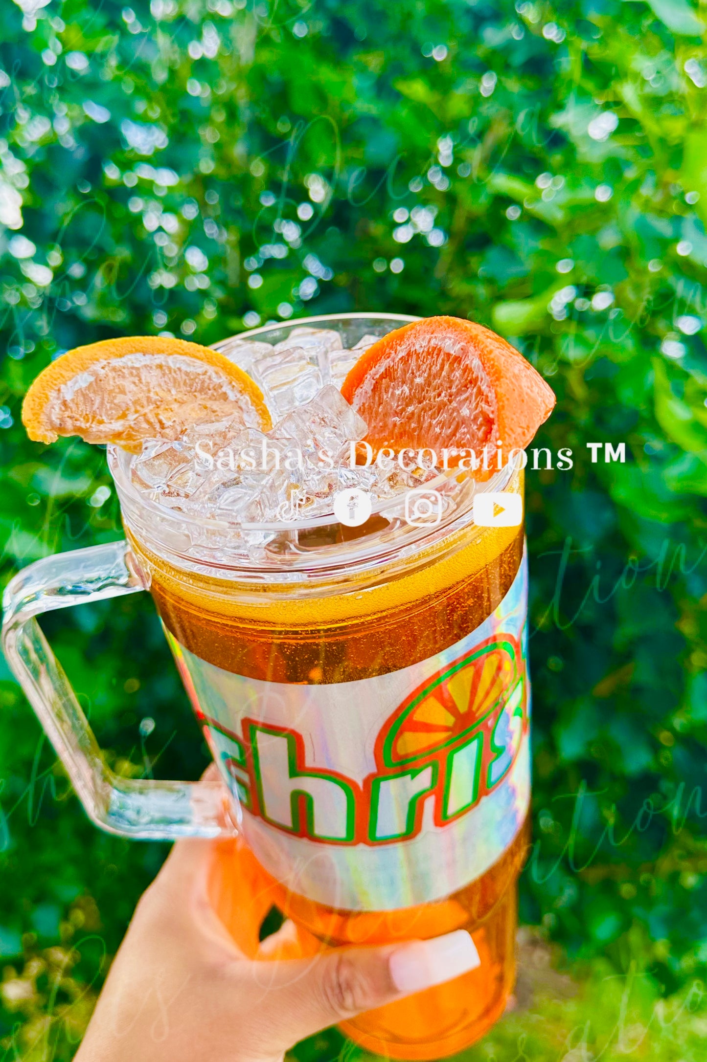 Christ Orange Soda Snow Globe Tumbler Cup