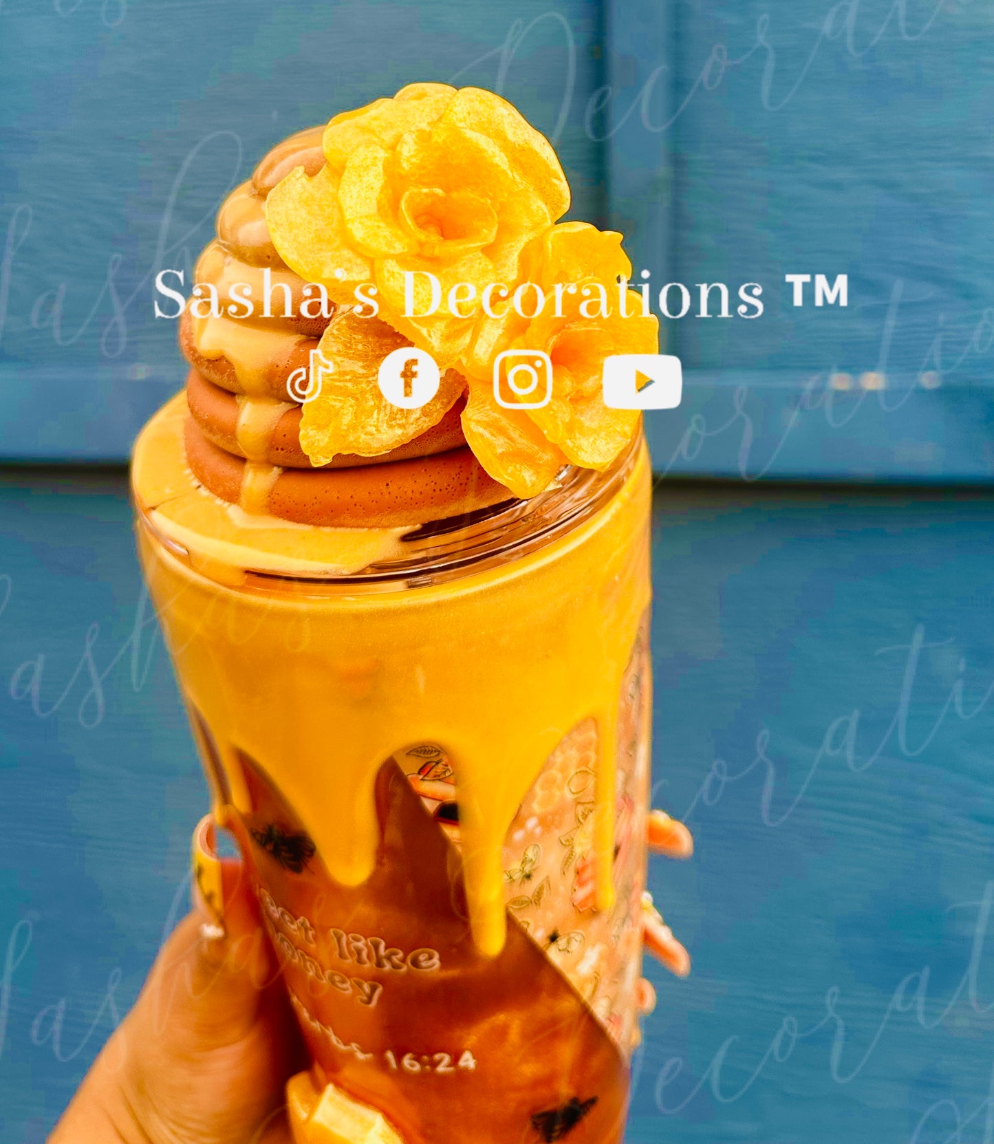 Sweet Like Honey Snow Globe Tumbler Cup