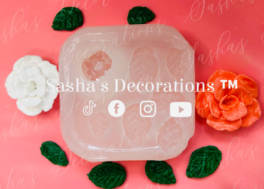Mini Flower & Leaves Pieces Mold PREORDER