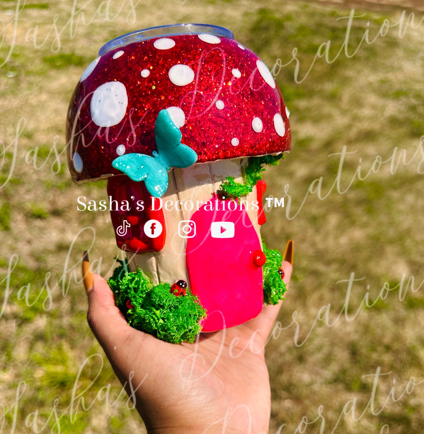 3D Mushroom House Tumbler