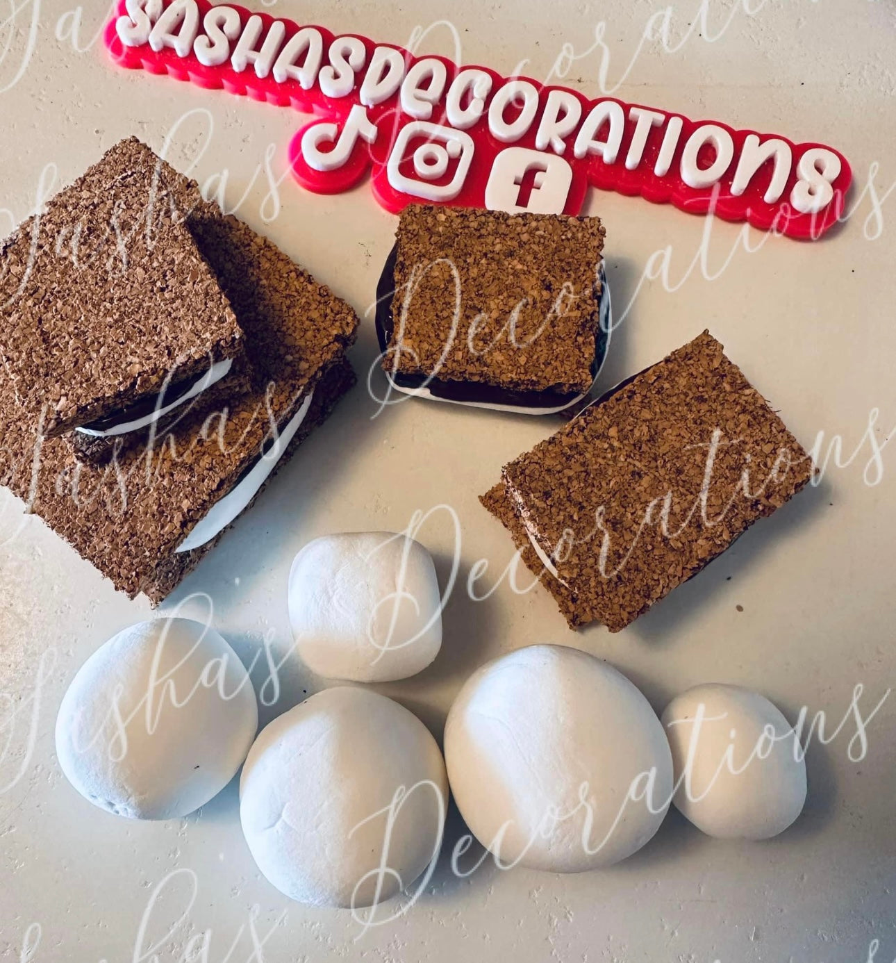 Three Faux S’mores (NO MARSHMALLOWS/ NOT SEALED)