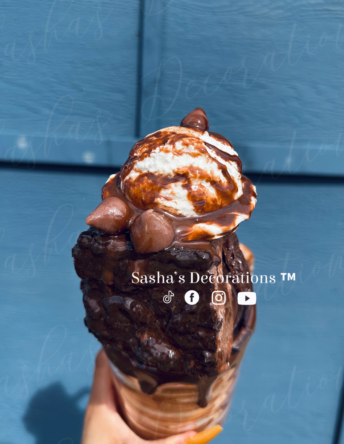 Double Chocolate Swirl Cake, Ice Cream & Cookie Glass 40 oz Tumbler Cup PREORDER