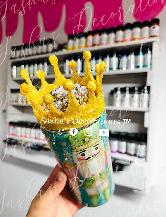 Pastel Nutcracker Crown Tumbler Cup