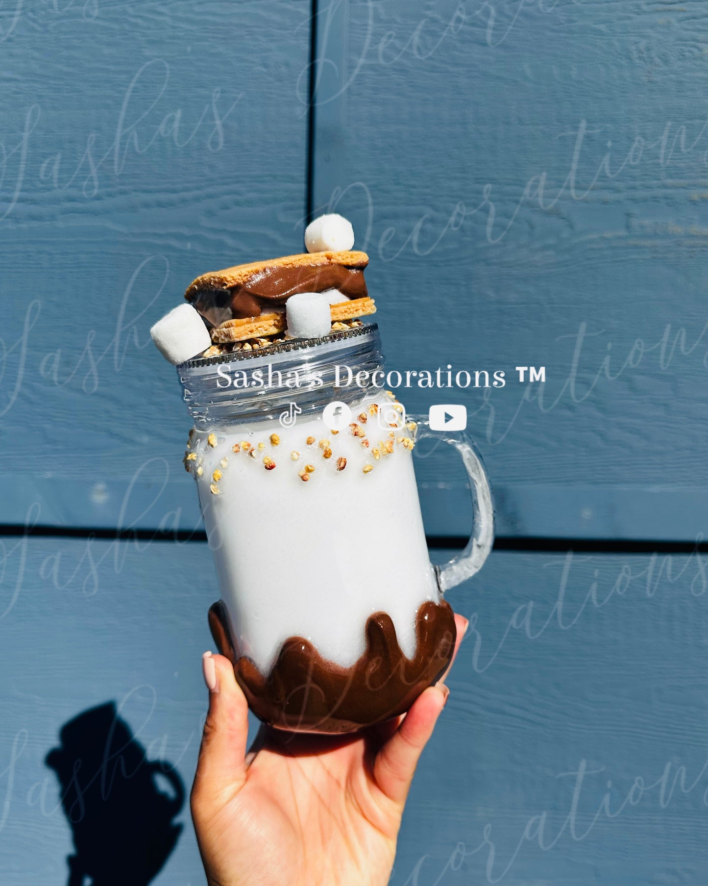 Let’s Get Toasted S’mores Snow Globe Tumbler Cup
