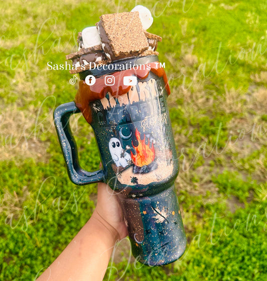 Spooky 40 oz S’mores Tumbler PREORDER