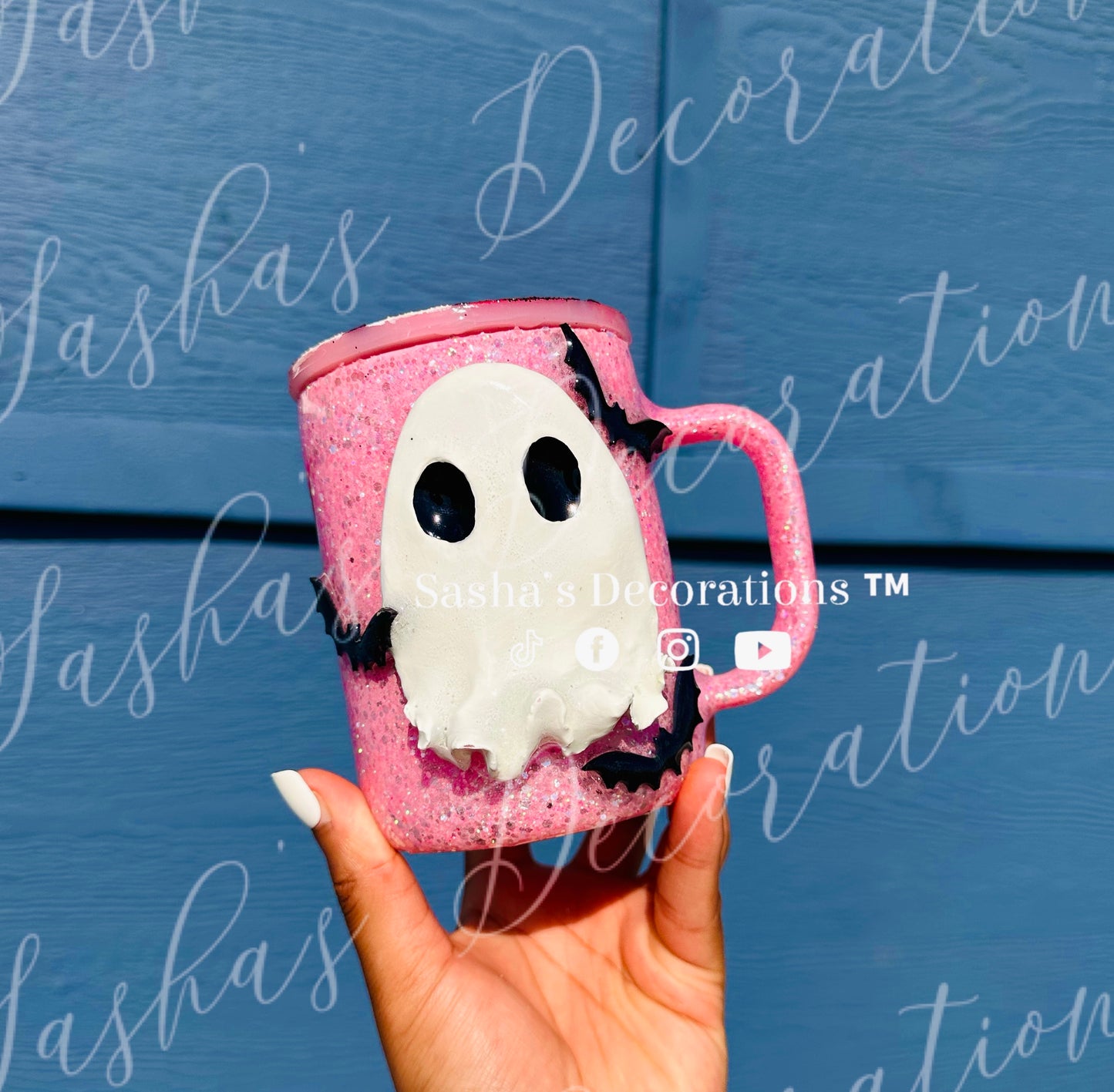 Let’s Boogie Ghost Glass Mug