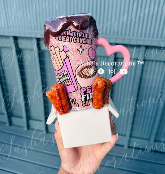 A 3D Box of Churros Tumbler