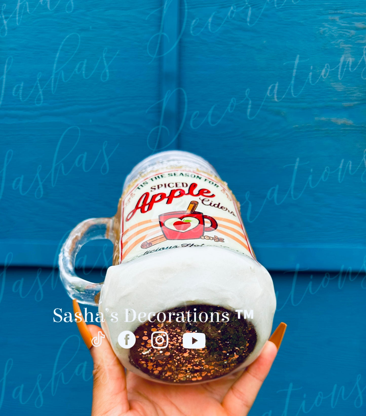 Spiced Apple Cider 3D Snow Globe