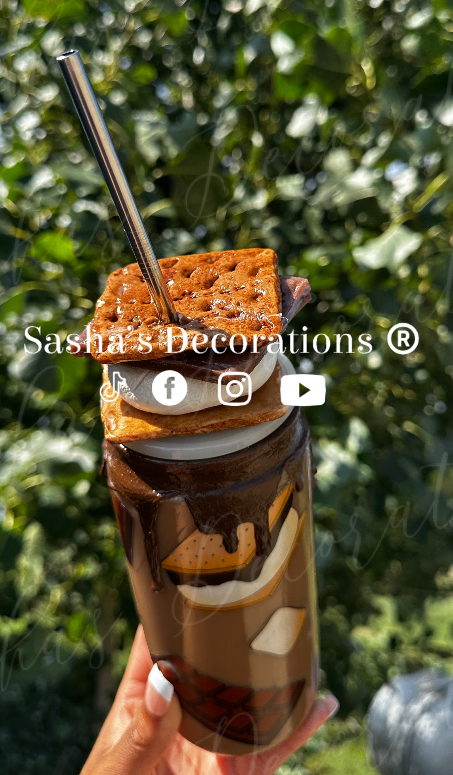 S’mores Snow Globe Tumbler Cup