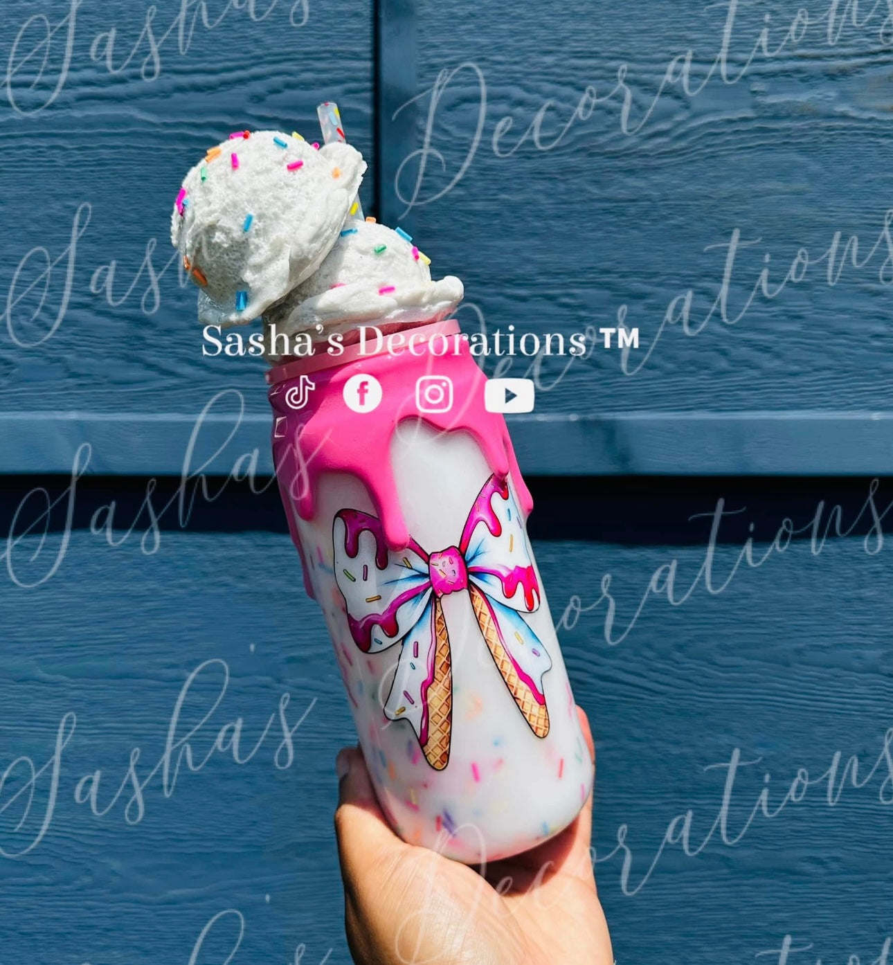 Faux Vanilla 1 Ice Cream Scoop PREORDER