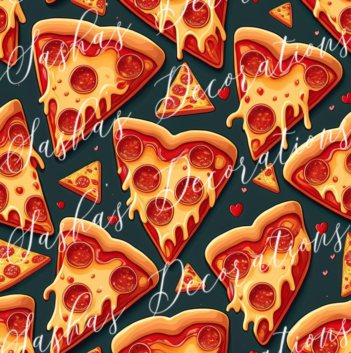 Custom Gray Pizza VINYL SHEET