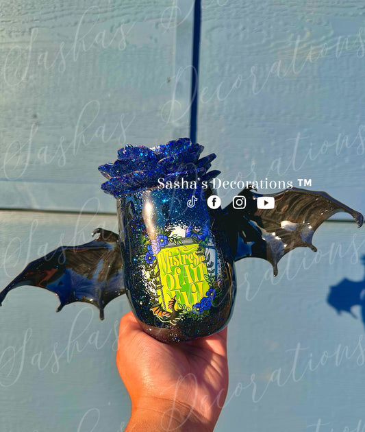 Mistress of Evil Dragon Wine Tumbler